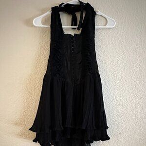 MON AMOUR MINI DRESS BLACK